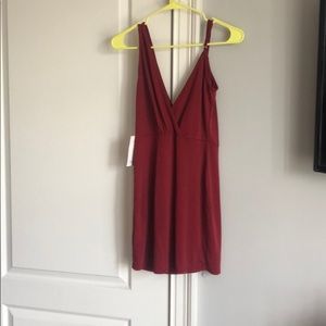maroon/dark red Tobi dress
